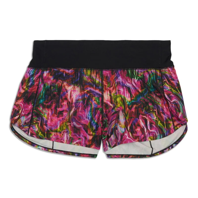 Patchwork Shorts for Unique -Speed Up Mid-Rise Lined Short - Resale