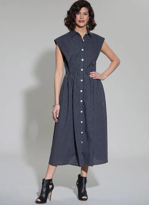 Anniversary Dresses for Special -McCalls Shirtdress M8342