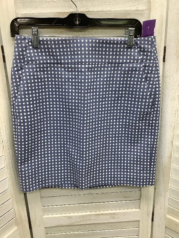 Wrap skirts with tie-front detail charm -Polkadot Pattern Skirt Midi Ann Taylor, Size 4