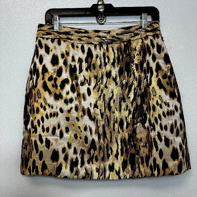 Wrap midi skirts for stylish ease -Leopard Print Skirt Mini & Short Banana Republic, Size 8