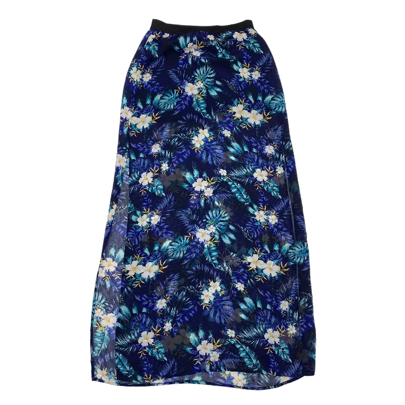 Lightweight skirts with airy fabric weave -Blue Skirt Maxi H&m, Size 2