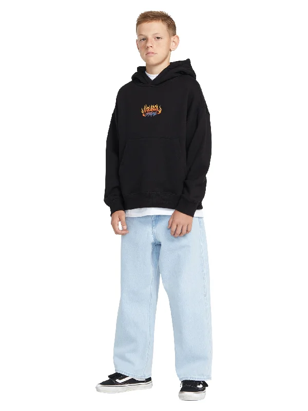 Orange Skirts for Energetic -Big Boys Trux Hoodie - Black