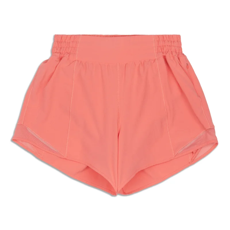 Orange Skirts for Energetic -Hotty Hot High-Rise Lined Short