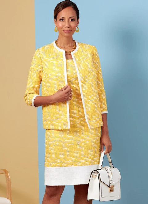 Silk Dresses for Luxurious -Butterick Jacket, Dress, Top, Trousers B6882