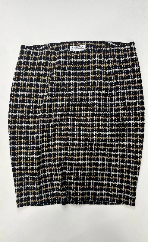 Lightweight skirts with airy fabric weave -Plaid Skirt Midi J Jill, Size 18